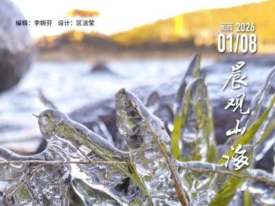 晨观山海 | 潮州凤凰天池2026年首现结冰
