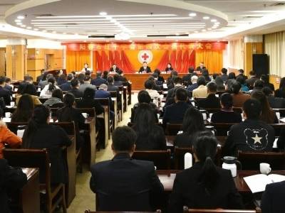 阳春市红十字会第四次会员代表大会召开