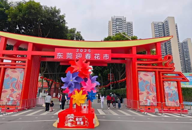 2025东莞迎春花市。资料图