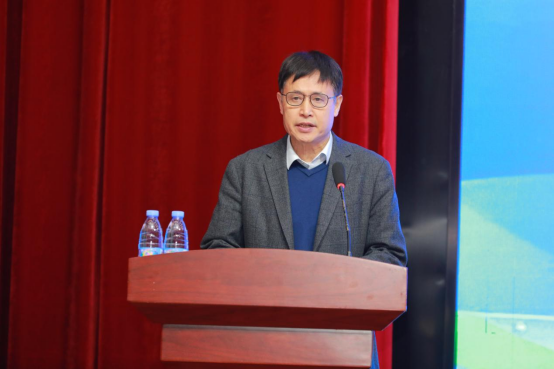 刘新中讲话。（柯学潜 摄）