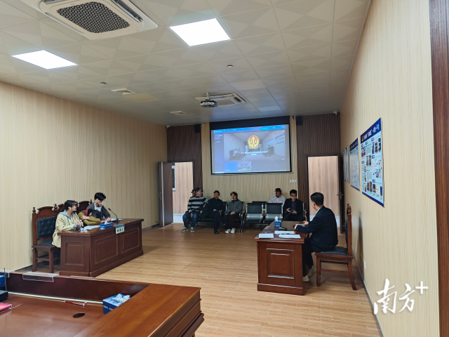 司法确认现场。祖庙司法所提供