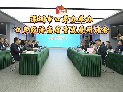 凝聚尖端智慧，破解“流量密码”！深圳市口岸办举办口岸经济高质量发展研讨会