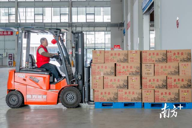 蛋品生产车间。受访者供图