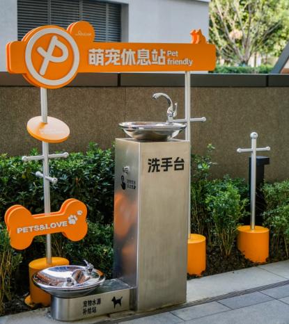 宠物友好城市、宠物友好商场、宠物友好公园不断涌现，小猫小狗也有专属的小天地