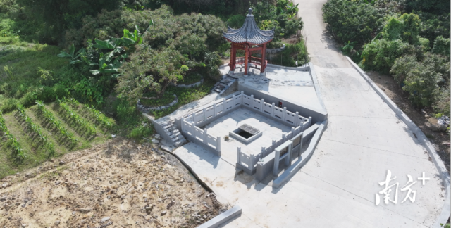 修缮后的古井。受访者供图。