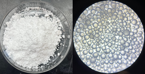 灭火微胶囊粉末。