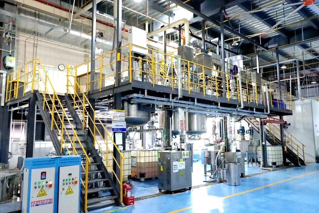 武汉中科先进院微胶囊中试线。