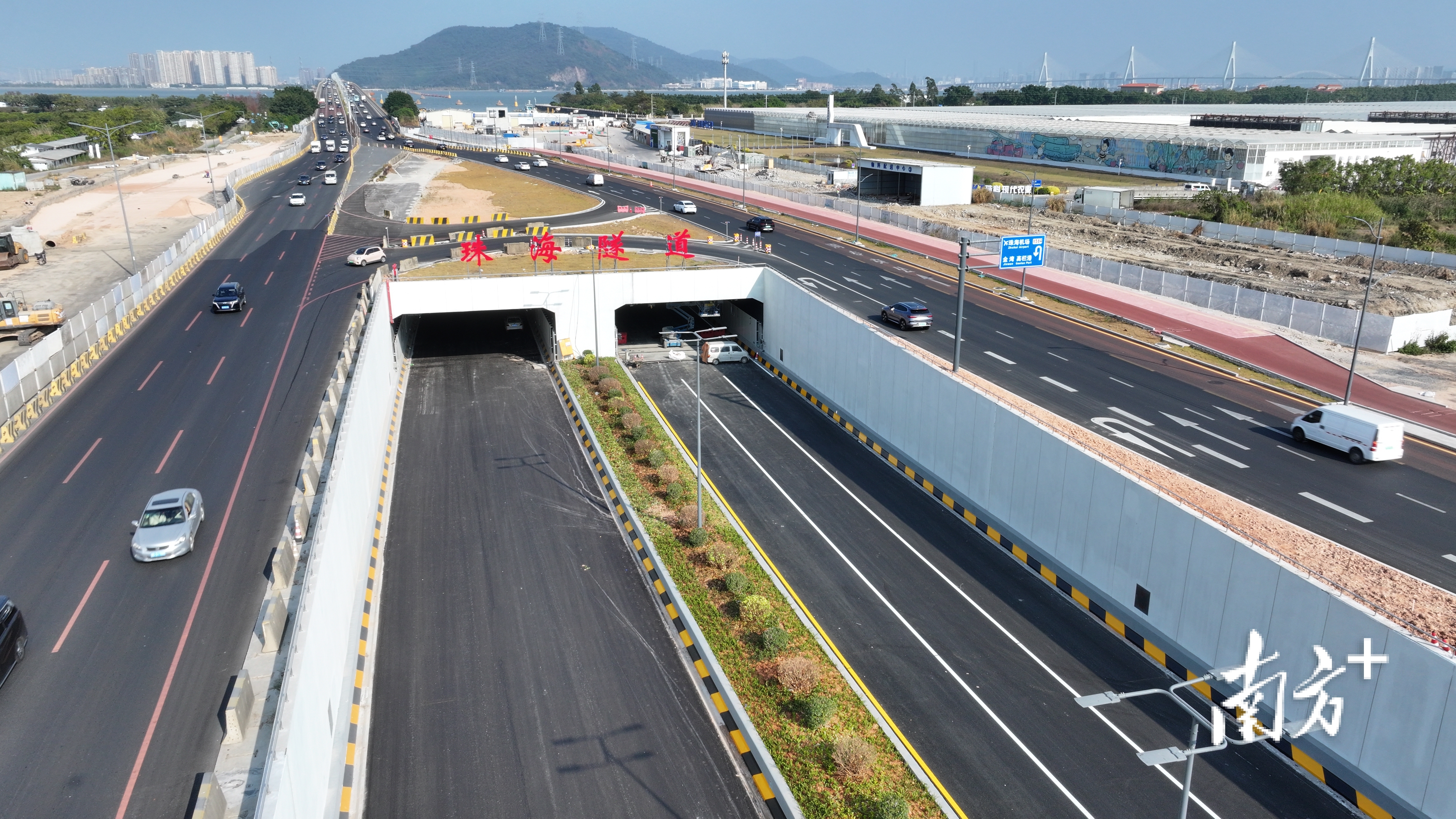 珠海隧道即将完工。 