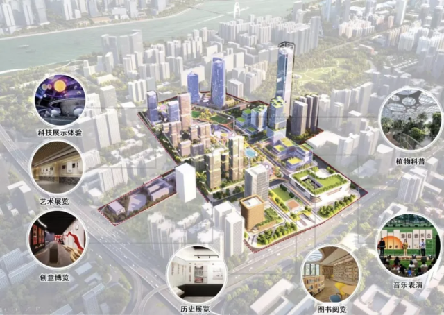 马场地块功能示意。图源：广州规自局