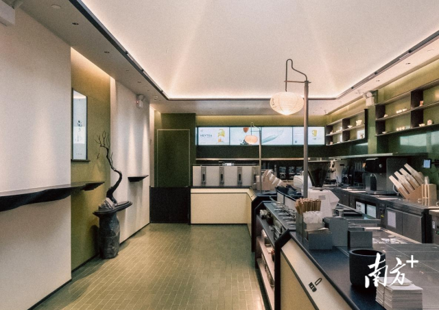 喜茶纽约LAB门店。