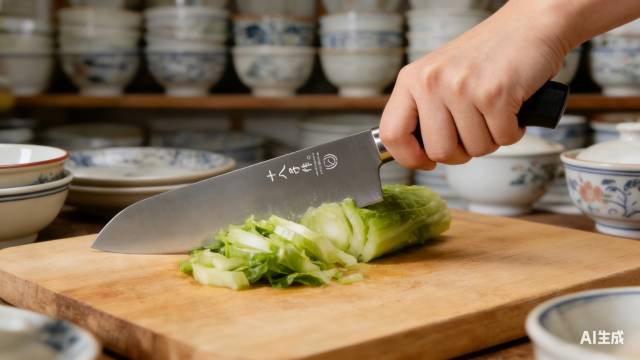 一把阳江十八子，一摞潮州陶瓷碗碟，见证着厨房里的“长期主义”。