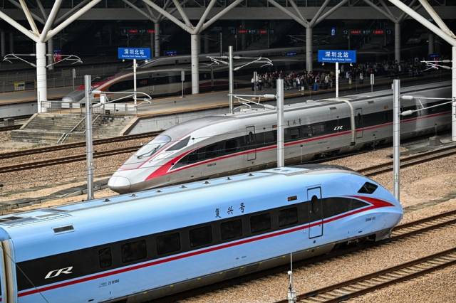 深圳北站是广深港高铁主要始发和终到站之一。深圳铁路供图