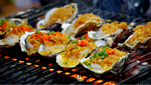 湛江炭烤生蚝