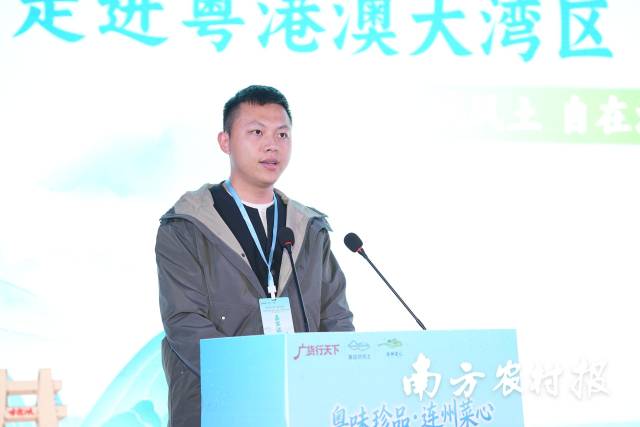 深圳市小王农产品发展有限公司总经理王钦辉分享他与连州菜心的故事