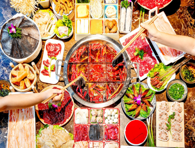 四川火锅。
