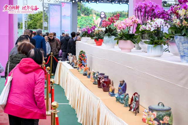 活动举办了兰花特展。