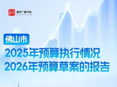 一图读懂2026年佛山“钱袋子”｜聚焦两会