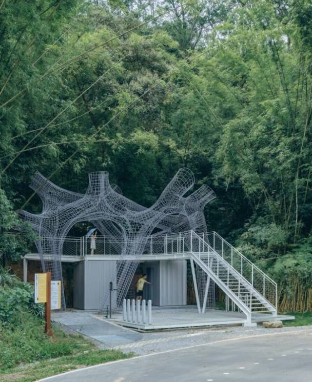  风袂驿，光织风林