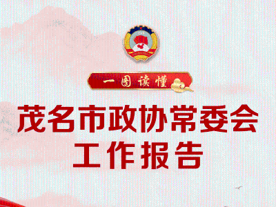 一图读懂·茂名市政协常委会工作报告