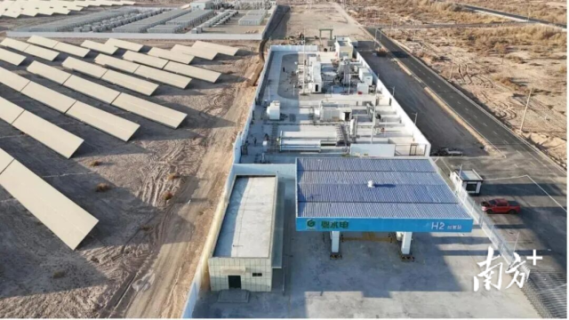 粤水电巴楚县5兆瓦分布式光伏制储加氢一体化项目正式投产并成功产氢。
