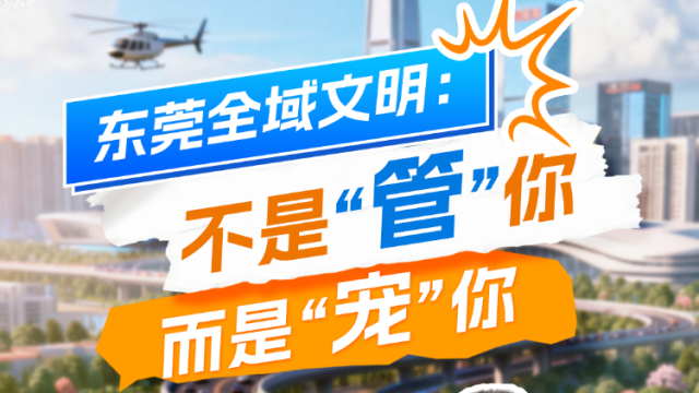 东莞全域文明：不是“管”你，而是“宠”你！｜南方视评