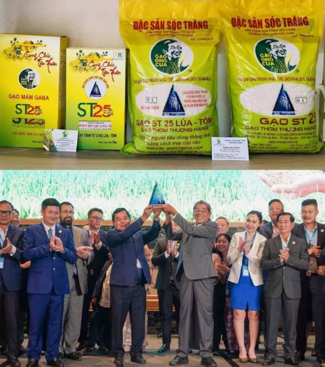 越南ST25大米三度斩获“世界最佳大米”称号。
