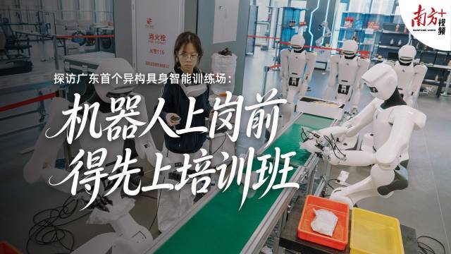 探访广东首个异构具身智能训练场：机器人上岗前得先上培训班