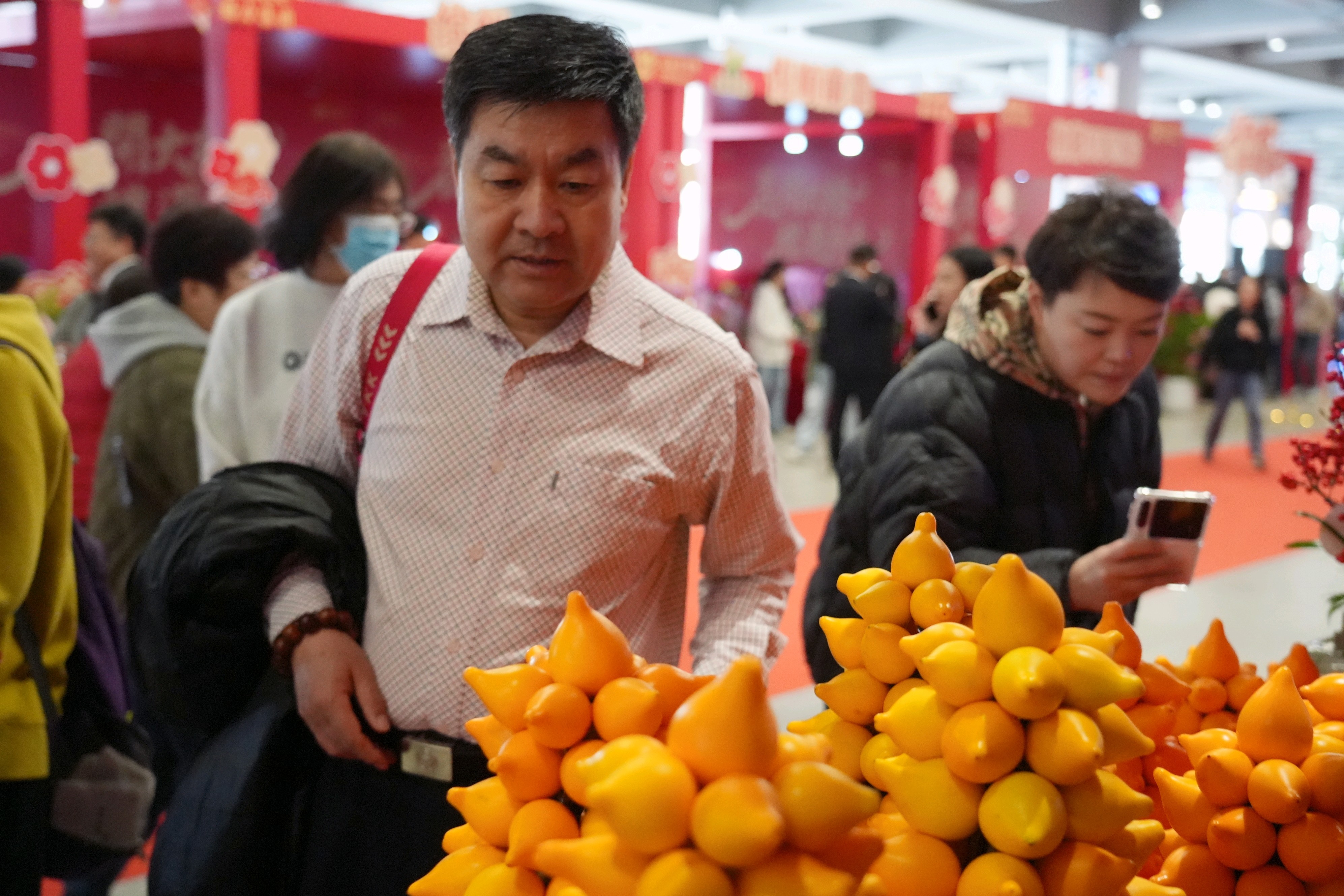 市民前来打卡。&nbsp;