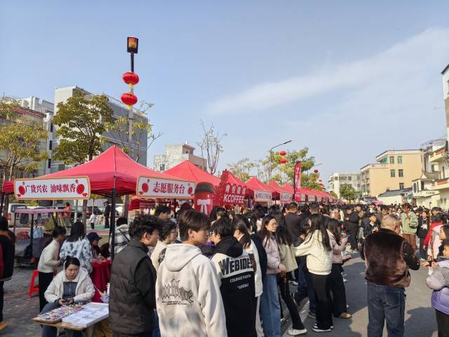 非遗集市区吸引大批市民驻足了解。