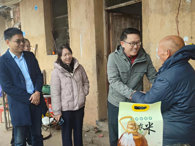 情暖百姓·纾困暖心，驻兴宁市永和镇工作队开展新春慰问活动