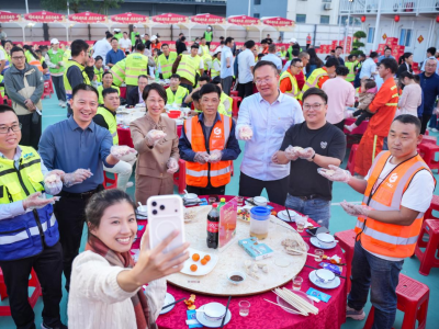 东莞工地飘出年饭香｜新春走基层