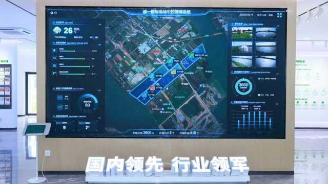 诚一数智渔场中控管理系统运行中。