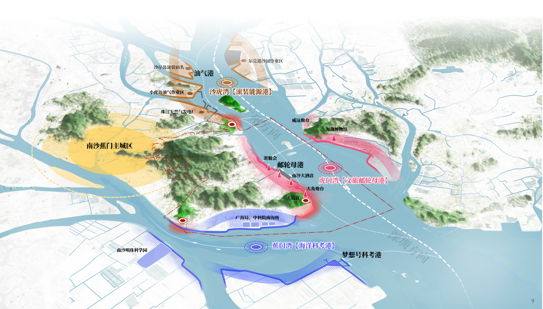 三峤耀湾、生息海城|南沙湾城市设计国际竞赛专业组方案⑥_南方+_南方plus