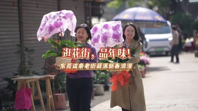 视频｜逛花街，品年味！东莞这条老街藏满新春浪漫