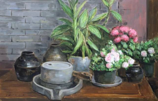 《南社之春》油画 81×54cm 2025