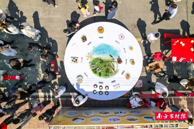 潮阳丝苗米一桌菜。