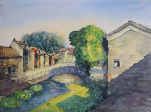 《冬日》水彩 36×48cm 2025