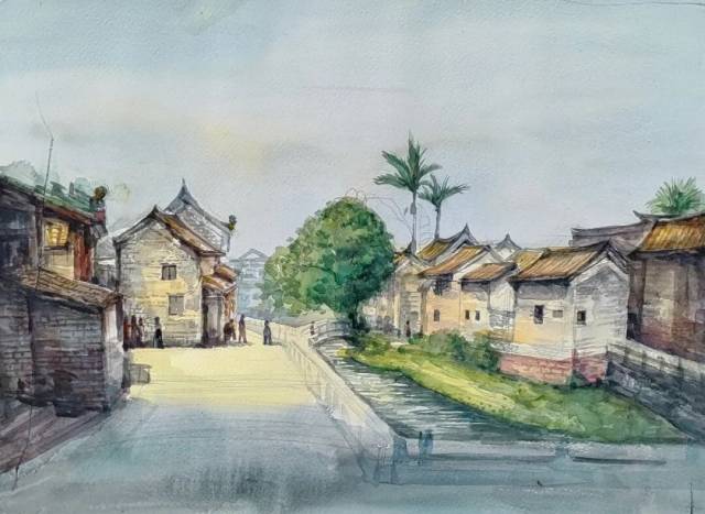 《夏日》水彩36×48cm  2025