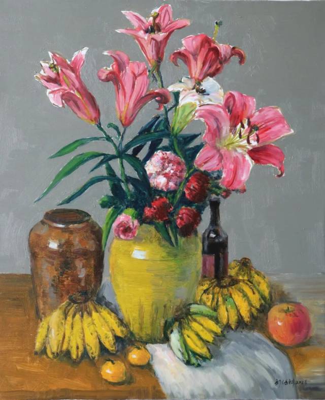 《 金碧》油画50×60cm 2026