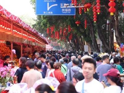 广州唯一江畔花市！2月14日-17日，一起来海珠行花街