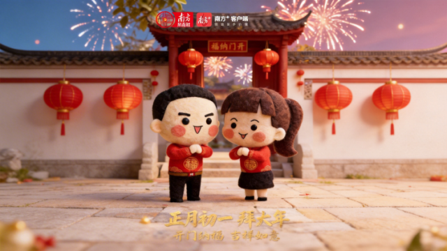 开门纳福 吉祥如意 | 正月初一 拜大年