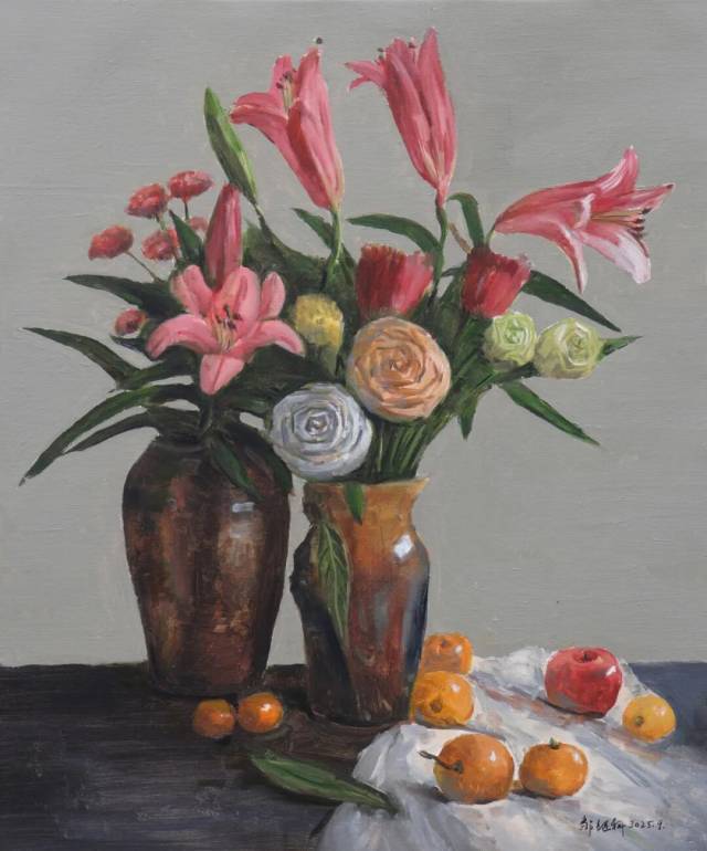 《大吉》油画 65x54㎝ &nbsp;2025