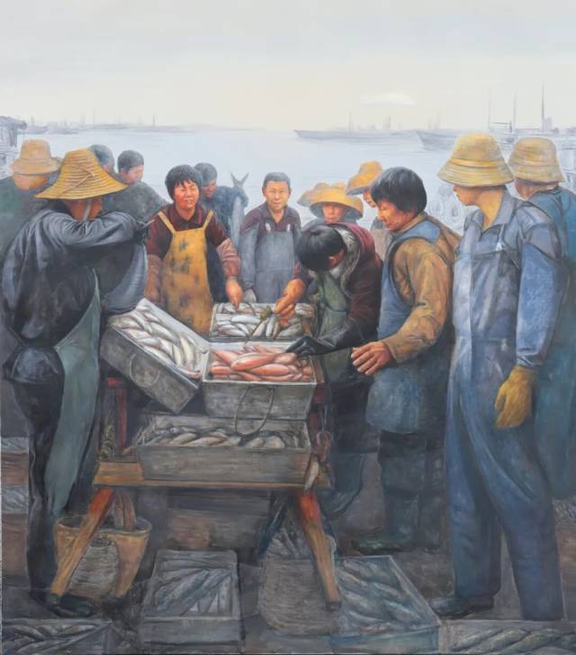 《春潮》 油画140x160㎝ 2025