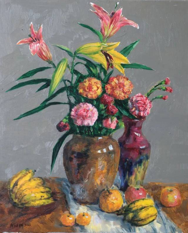 《 黄百合 》油画50×60cm 2026