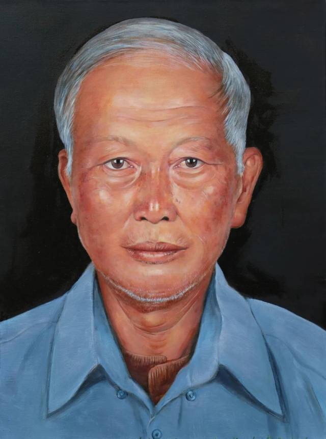 《大爷》油画 80x60㎝ 2025