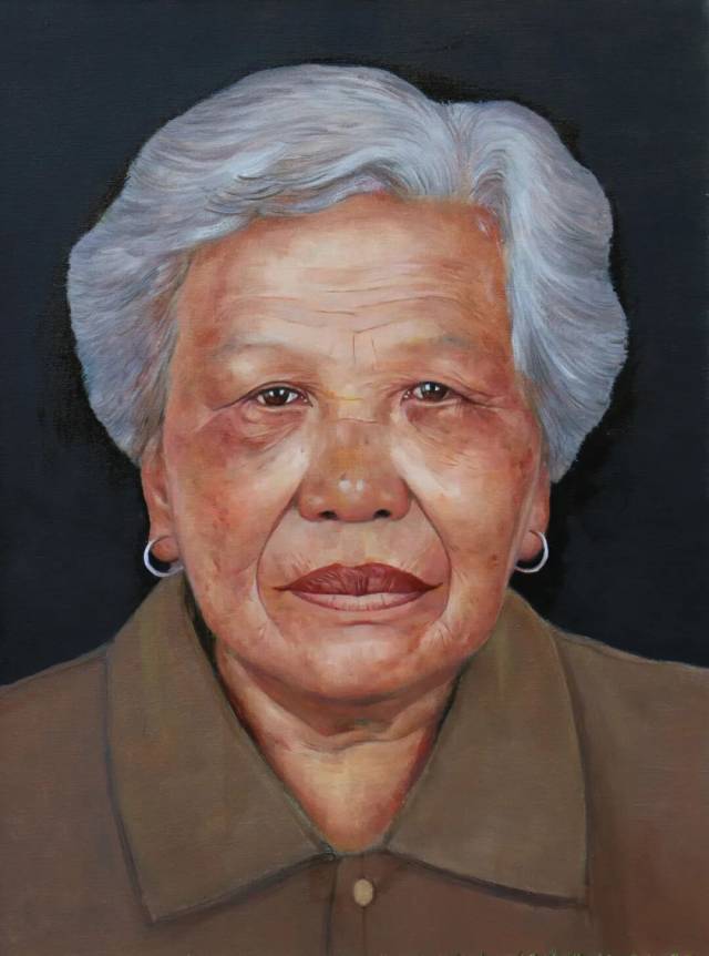 《大婶》油画 80x60㎝ 2025