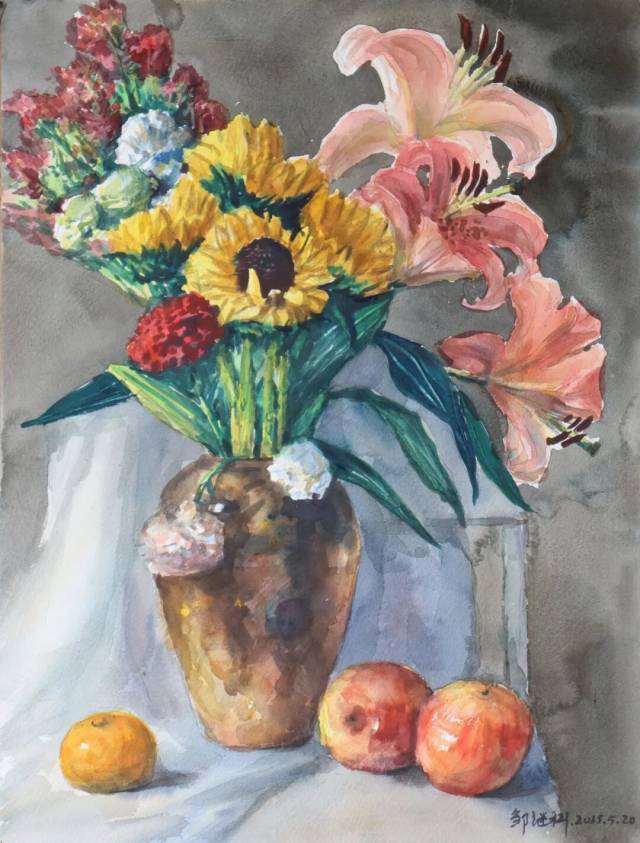 《 舞》水彩 36×48cm 2025