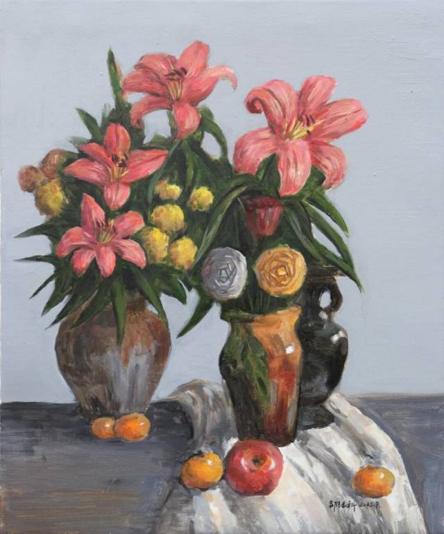 《如花》油画 65x54㎝ &nbsp;2025