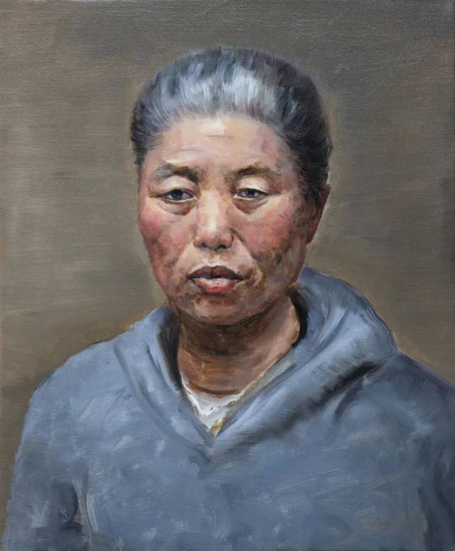《南社洁姨》油画 65×54cm &nbsp;2025