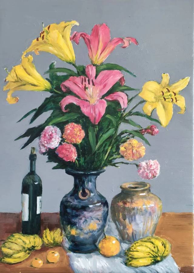 《 花 韵》油画50×70cm 2026